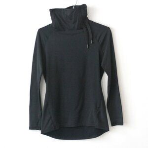 Layer 8 Black Performance Quick-Dry Turtleneck Pull-Over Exercise Sweater Small